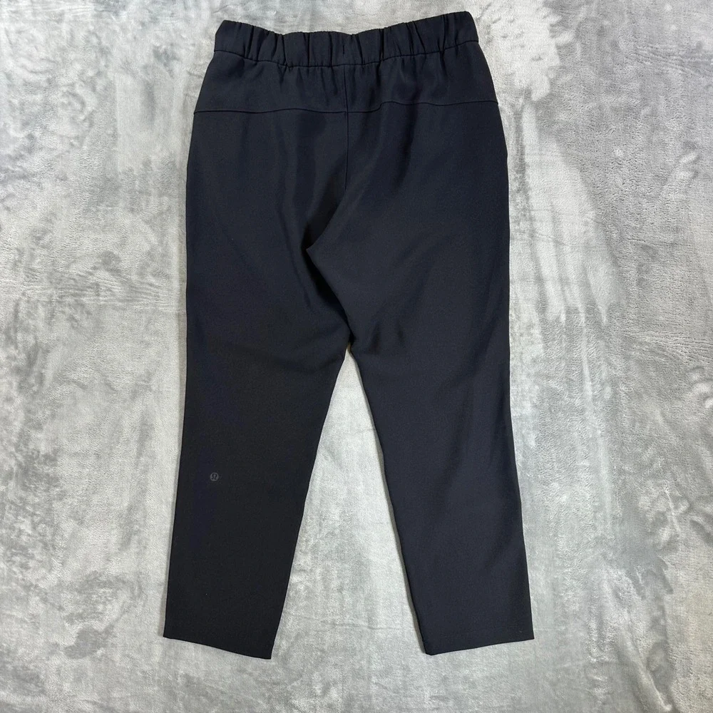 Lululemon On the Fly 7/8 Pant Women's Size 8 Black High Rise Trousers